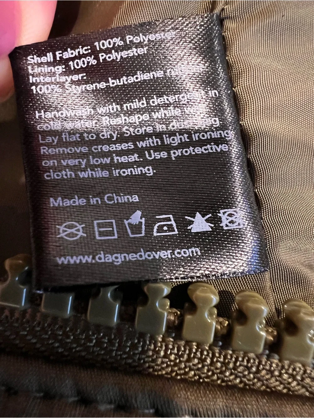Dagne Dover Landon Carryall Duffle Bag Neoprene Dark Moss Olive Green Travel - Picture 13 of 16